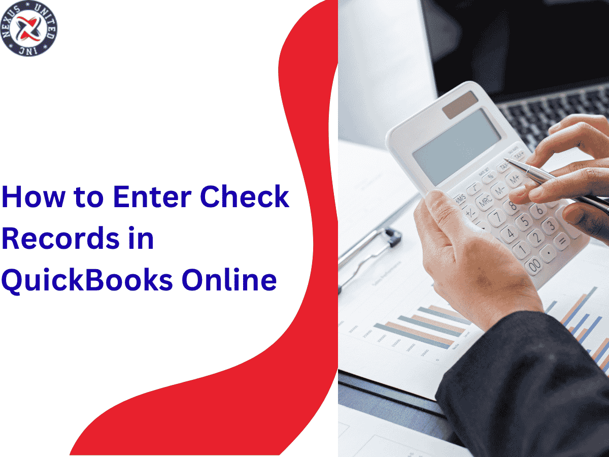 How to Enter Check Records in QuickBooks Online