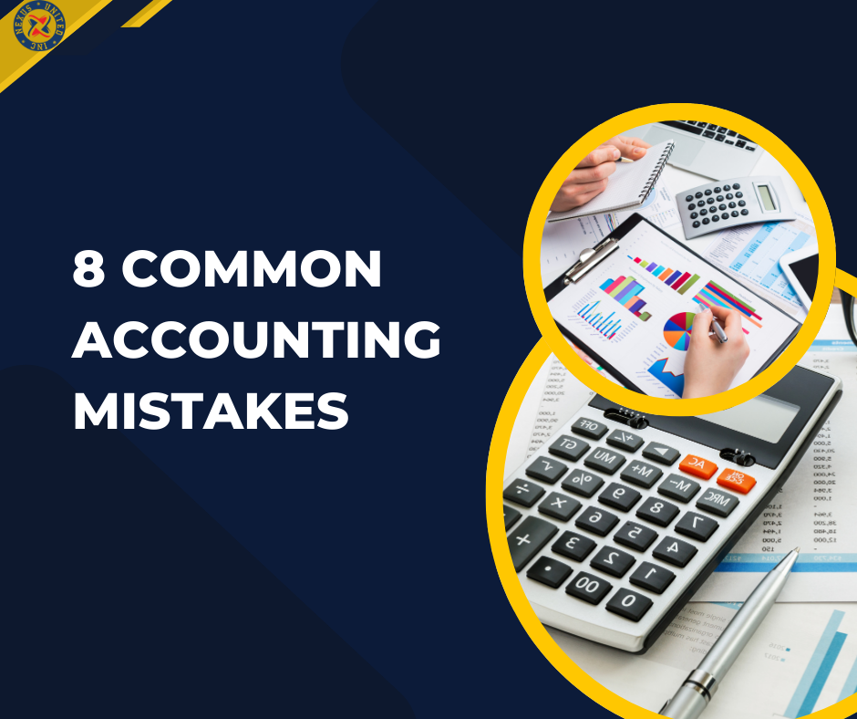 This picture is about 8 common accounting mistakes